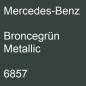 Preview: Mercedes-Benz, Broncegrün Metallic, 6857.